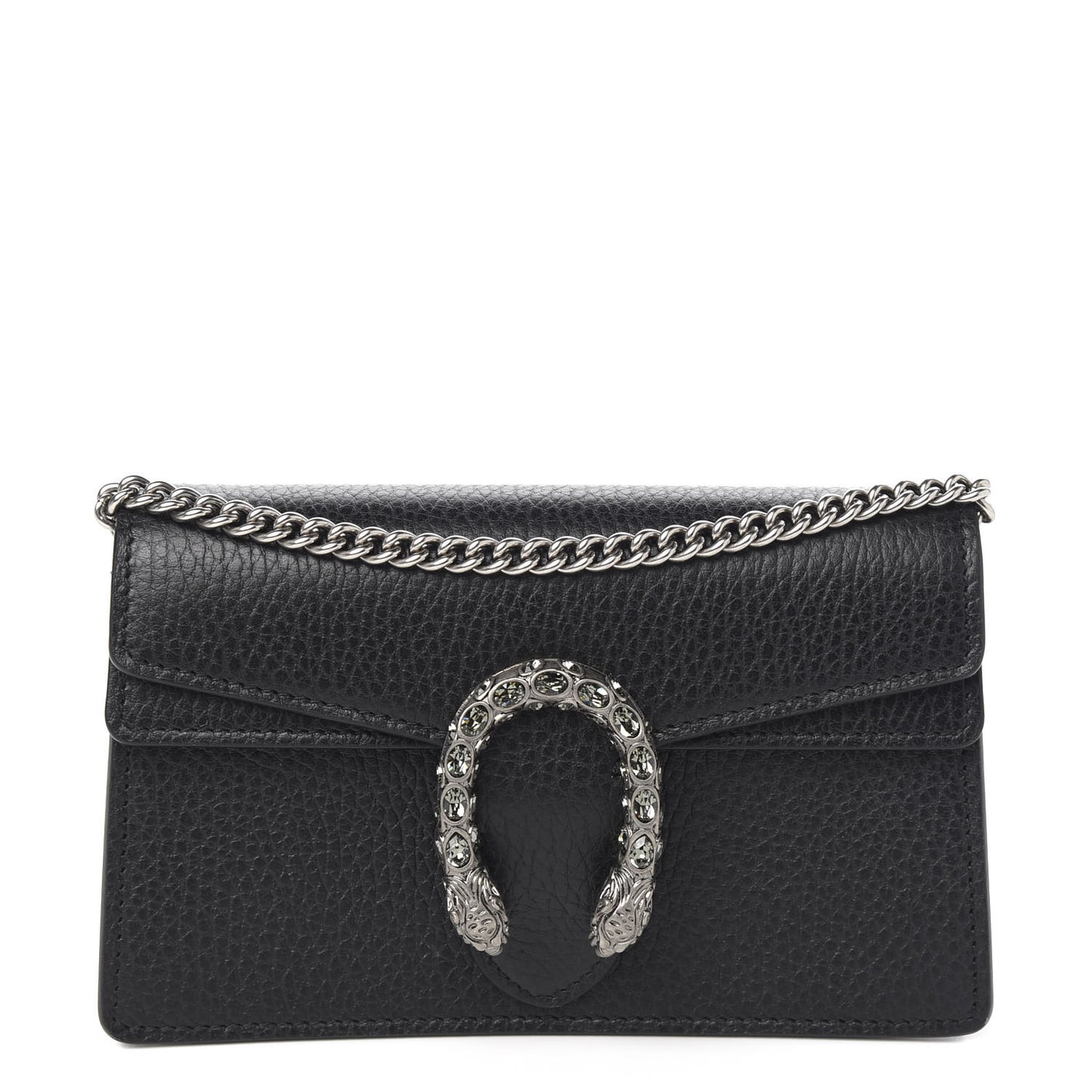 Calfskin Super Mini Dionysus Shoulder Bag Black