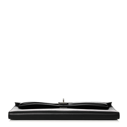 Hermes Swift Kelly Cut Clutch Pochette Black 6 of 29