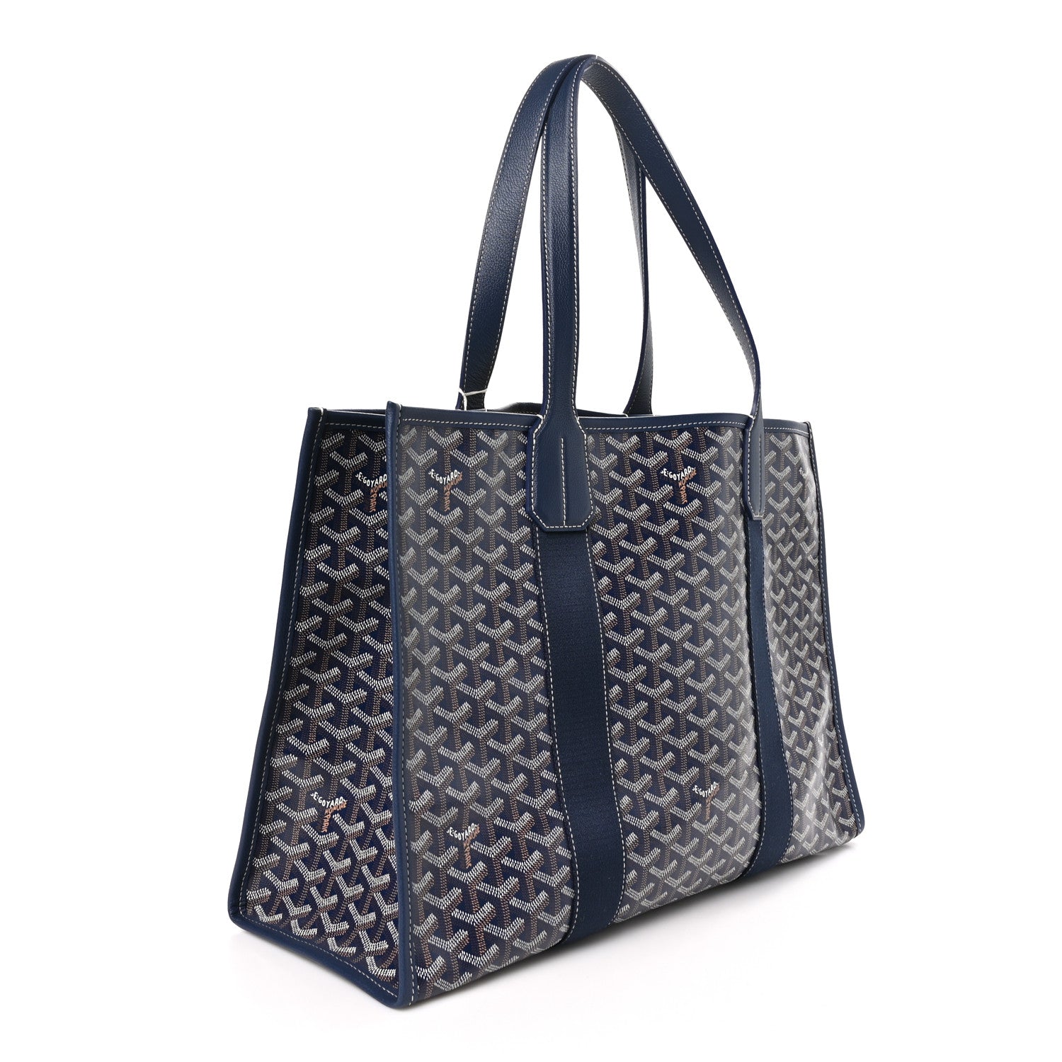 Goyard Goyardine Villette Tote Blue 3 of 10