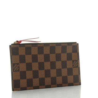 Louis Vuitton Damier Ebene Felicie Chain Wallet Zippered Insert 3 of 6
