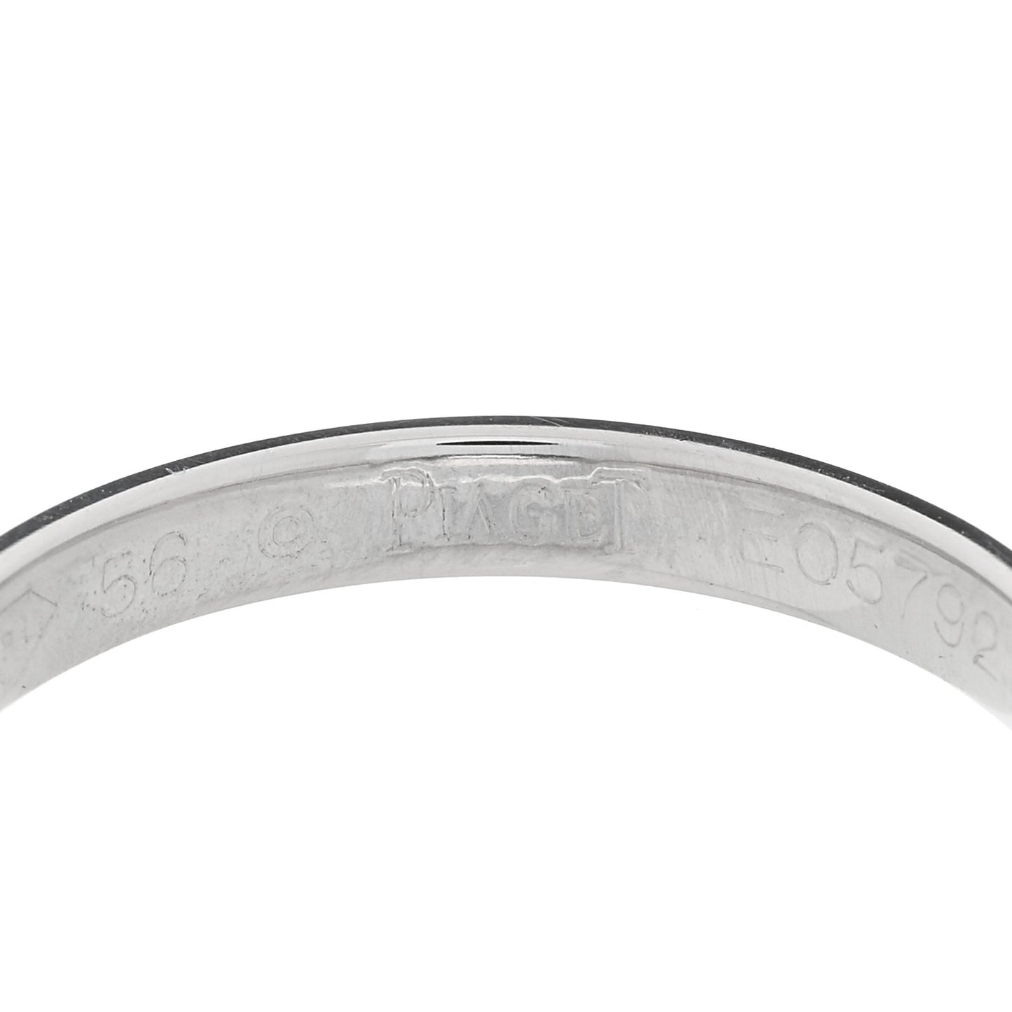 18K White Gold Possession Wedding Ring 56 7.5