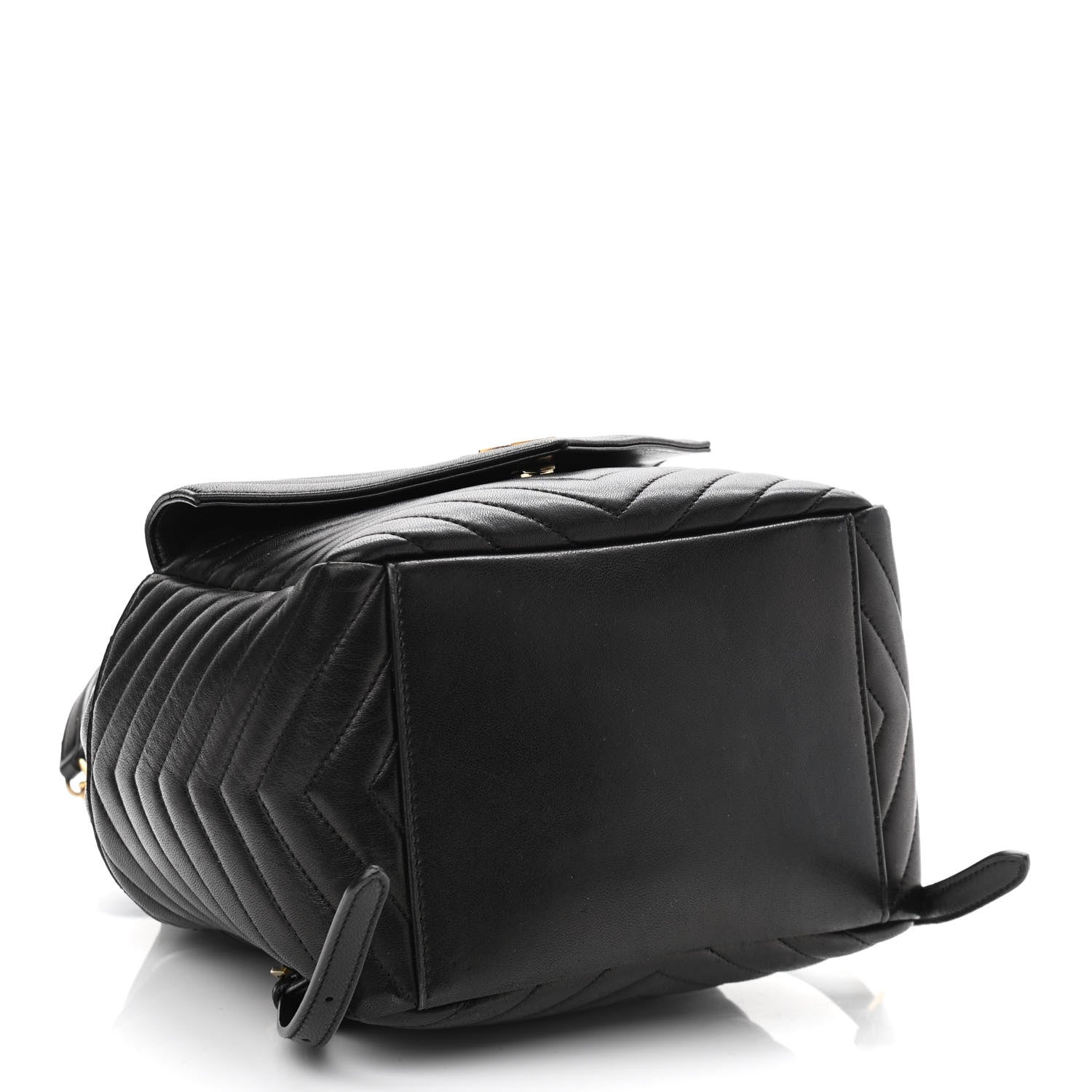 Saint Laurent Lambskin Matelasse Monogram Joe Backpack Black 4 of 9