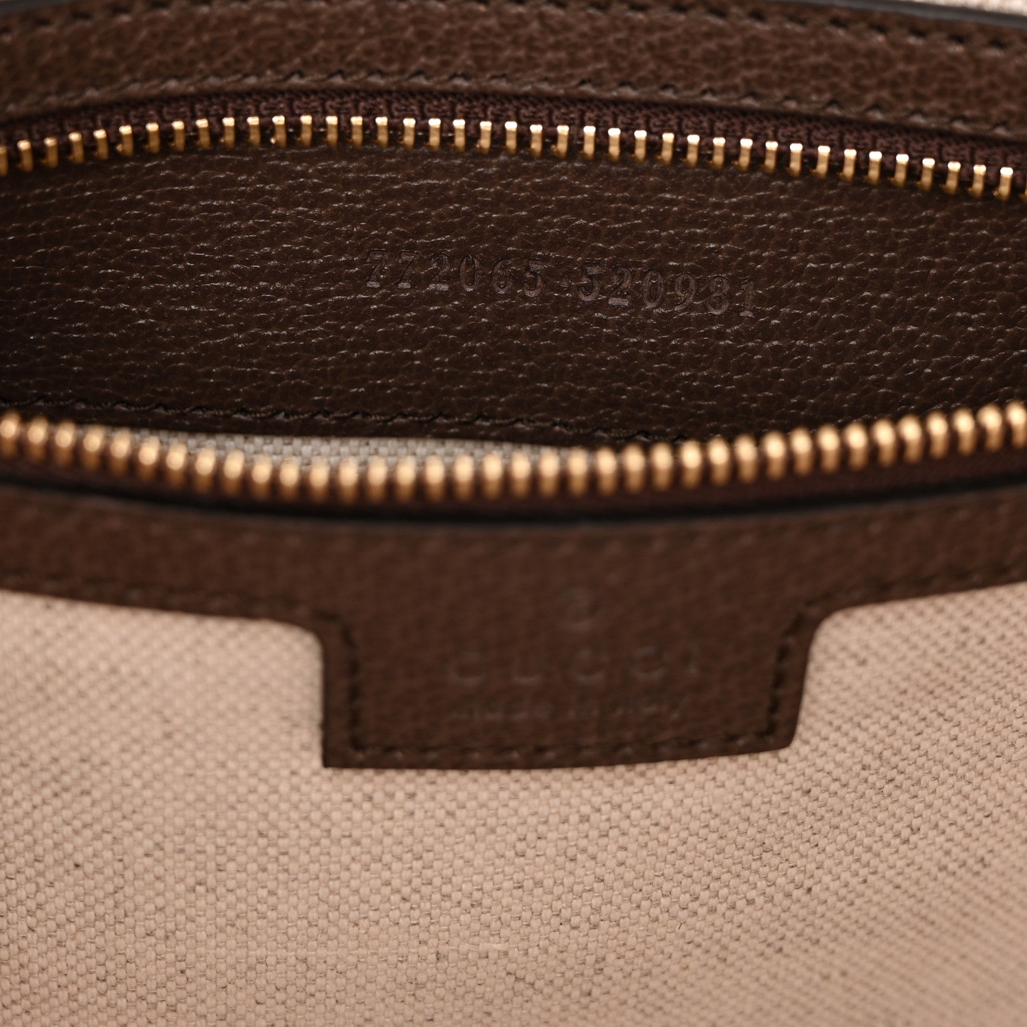 Gucci GG Supreme Monogram Web Medium Ophidia Top Handle Bag Beige Ebony 6 of 13