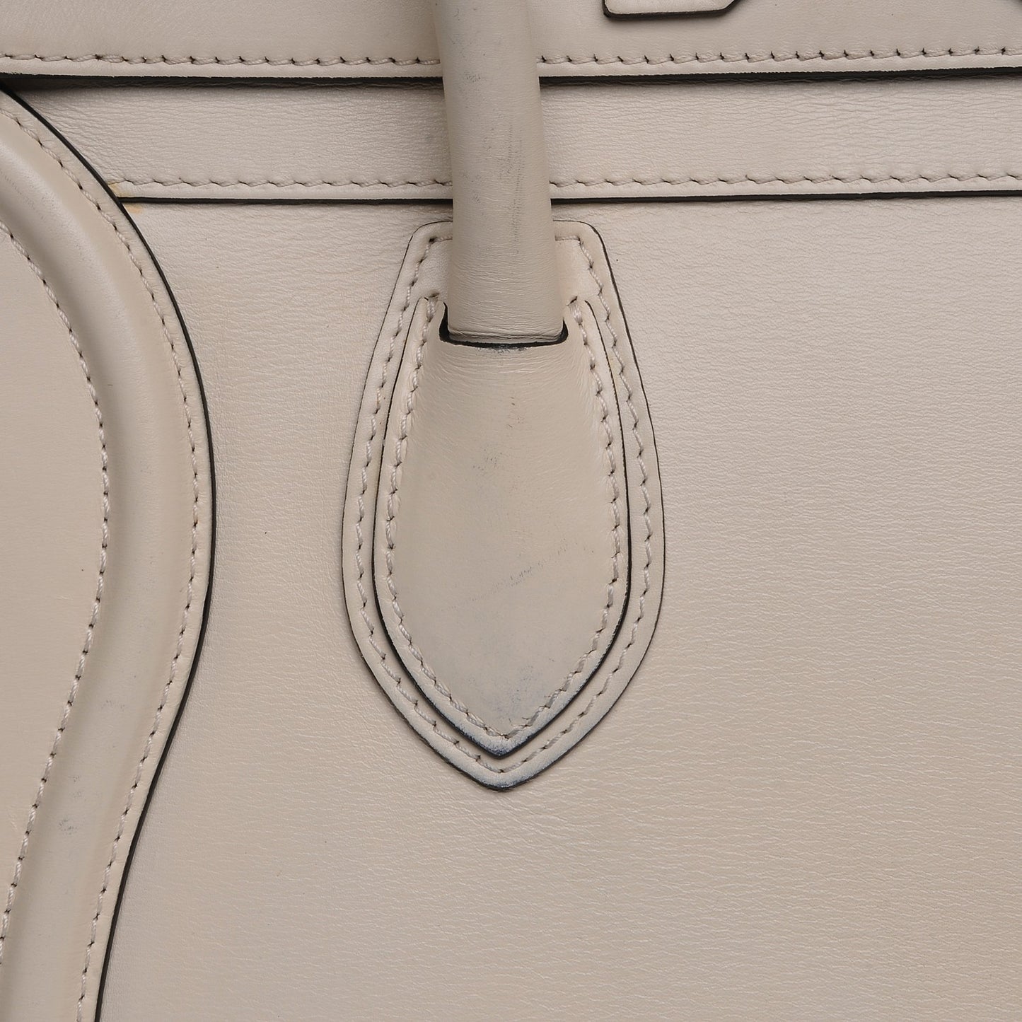 Smooth Calfskin Mini Luggage Ivory