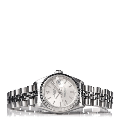 Rolex Stainless Steel 26mm Oyster Perpetual Date Watch Silver 79240 3 of 7