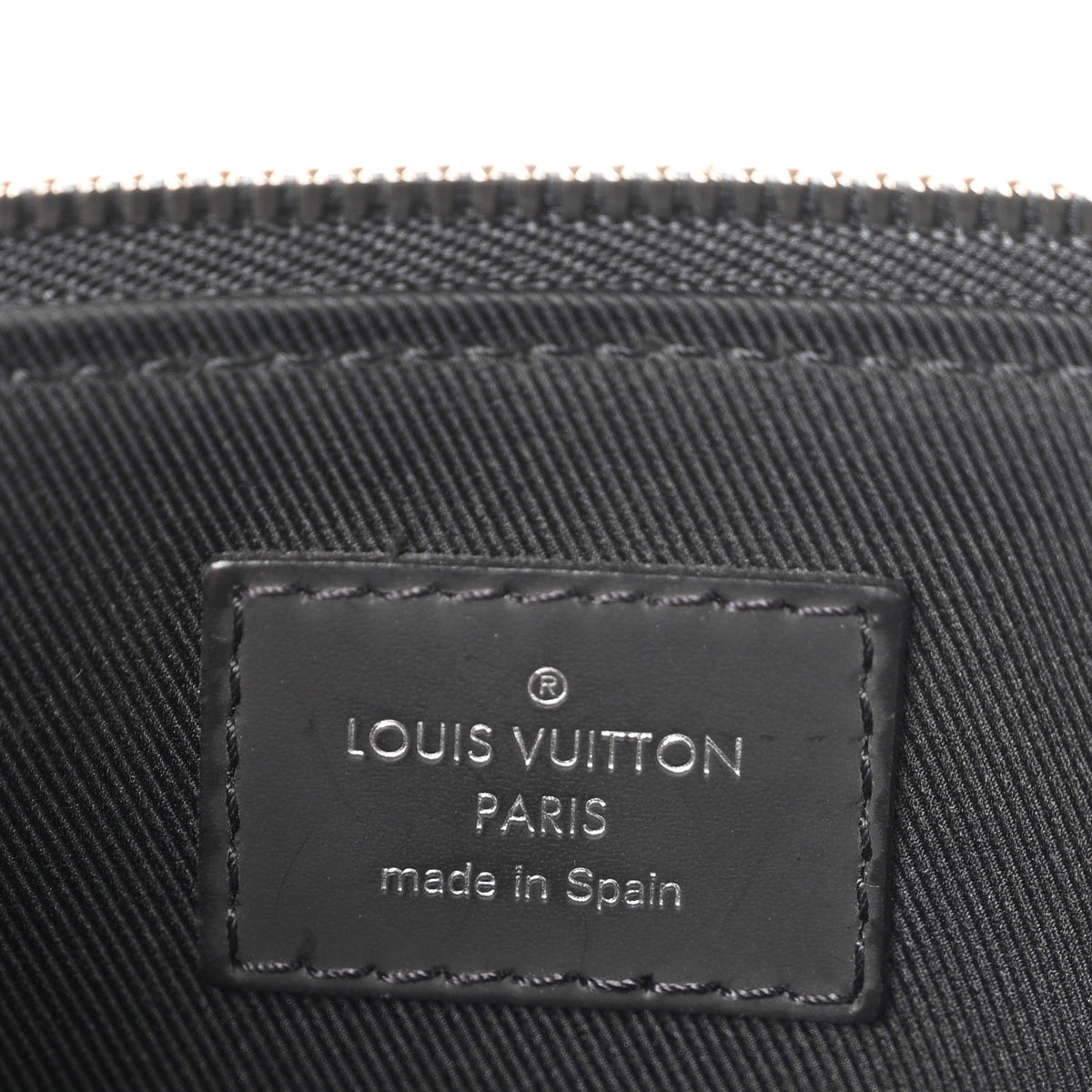 Damier Graphite Porte-Documents Jour