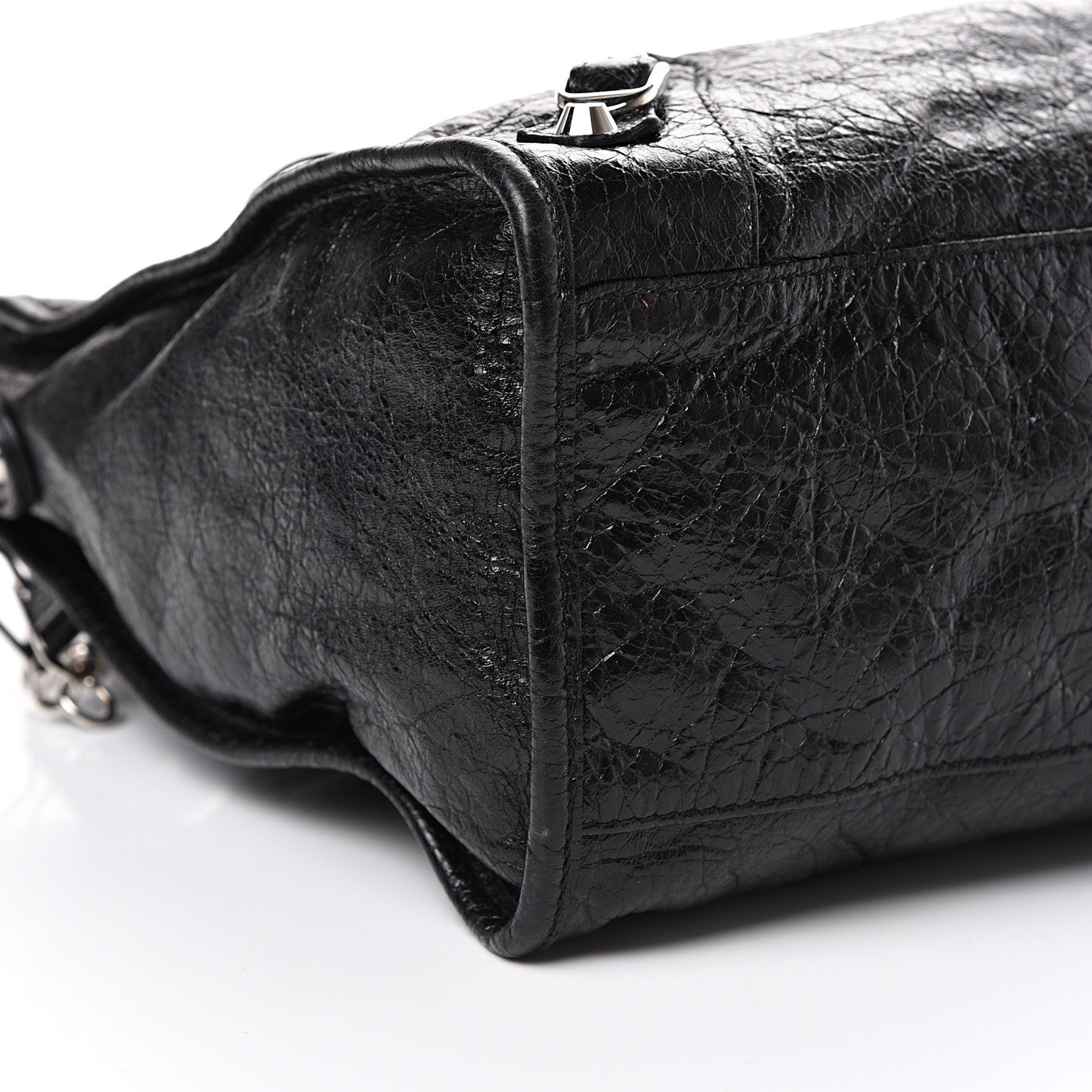 Balenciaga Agneau Classic Silver Hardware City Black 8 of 10