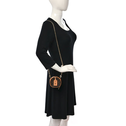 Louis Vuitton Monogram Boite Chapeau Necklace 3 of 10