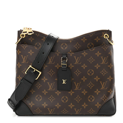 Louis Vuitton Monogram Odeon MM Black 1 of 9