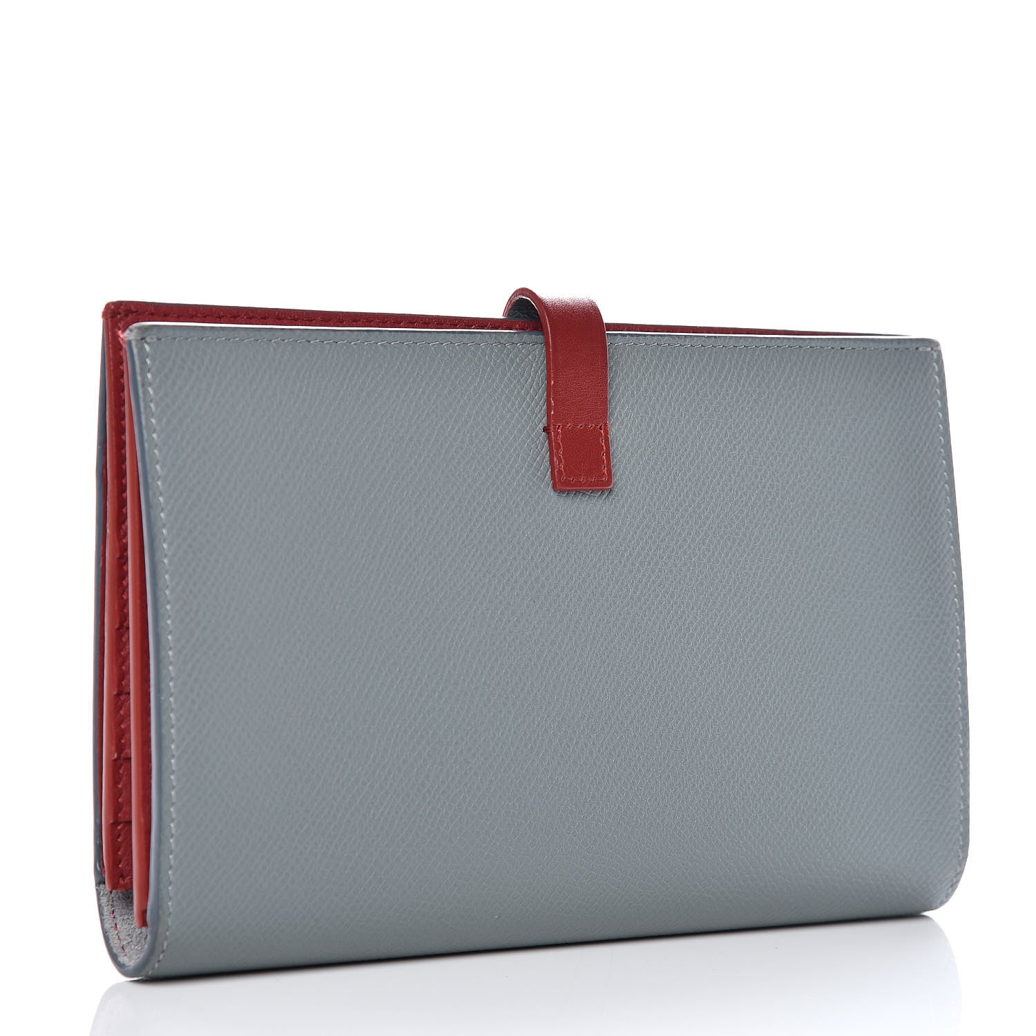 Celine Grained Calfskin Large Multifunction Strap Wallet Storm 3 of 6