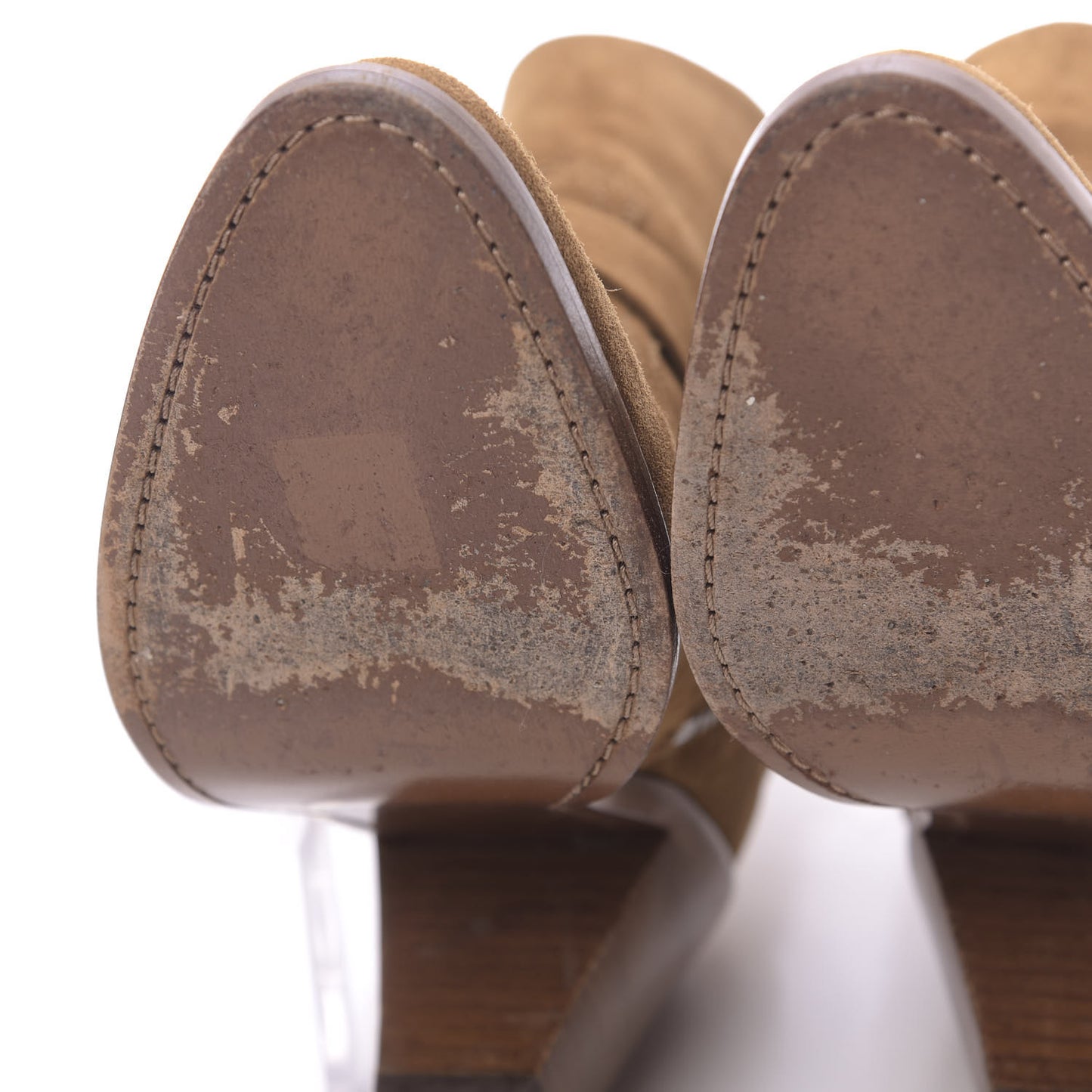 Suede Curtis Harness Ankle Booties 37 Tan