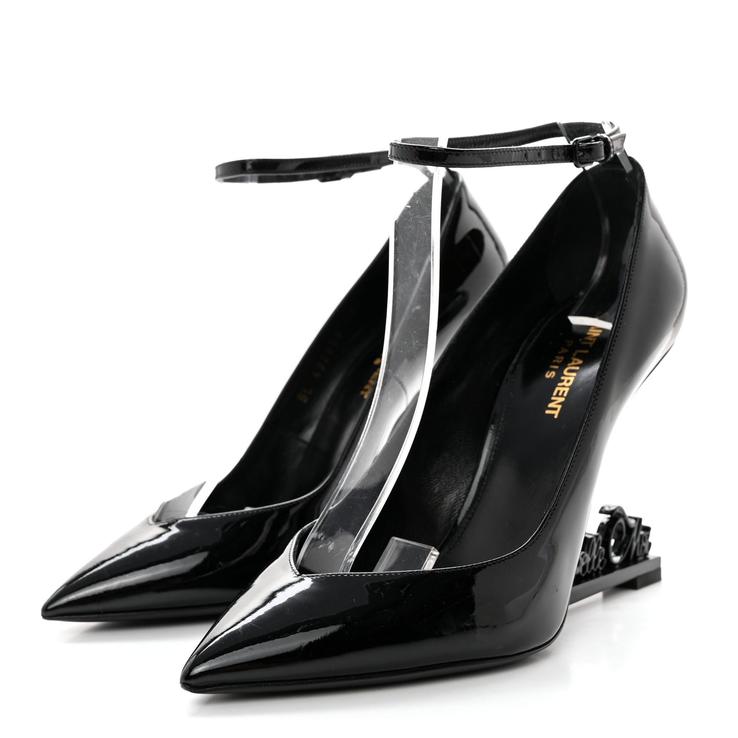 Patent Opyum Appelle Moi Ankle Strap Pump 39 Black