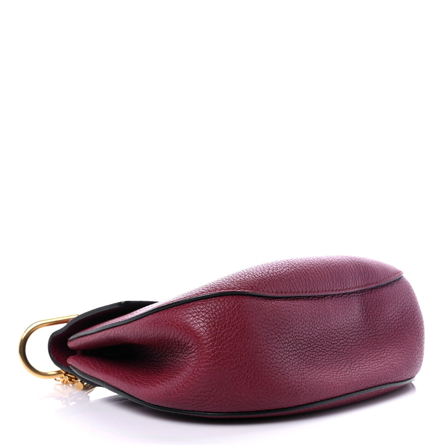Chloe Grained Lambskin Drew Shoulder Bag Wine Purple 4 of 12