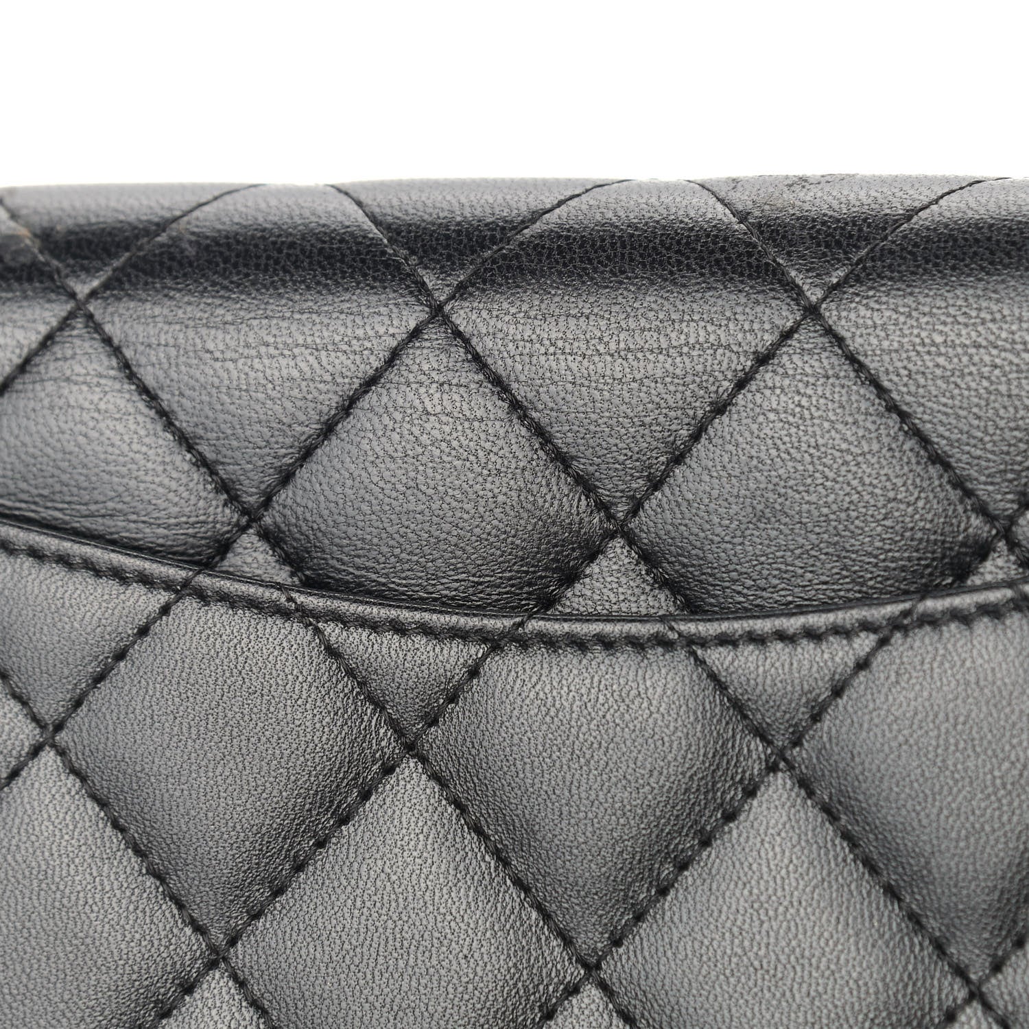 Chanel Lambskin Quilted Wallet On Chain WOC Black 12 of 19