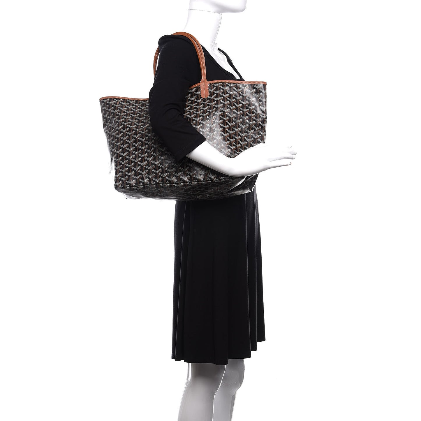 Goyardine Saint Louis PM Black Gold