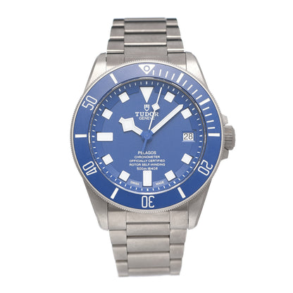 TUDOR Titanium 42mm Pelagos Automatic Watch Blue 25600TB 1 of 6
