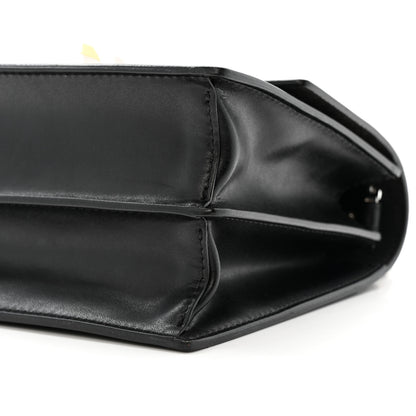 Fendi Vitello Liberty Lucido Metal Monster Eyes Studded Small Kan I Shoulder Bag Black 10 of 12
