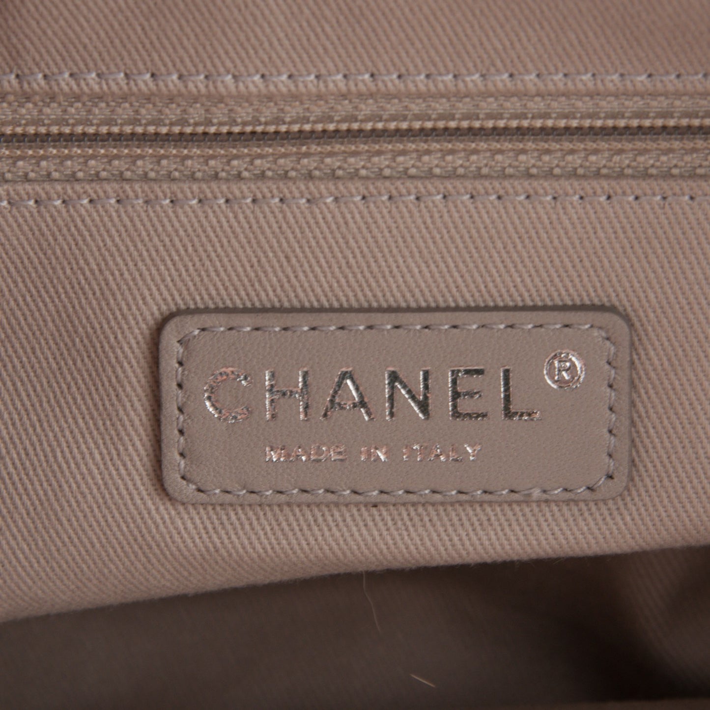 Iridescent Calfskin Quilted Small Sea Hit Tote Pink