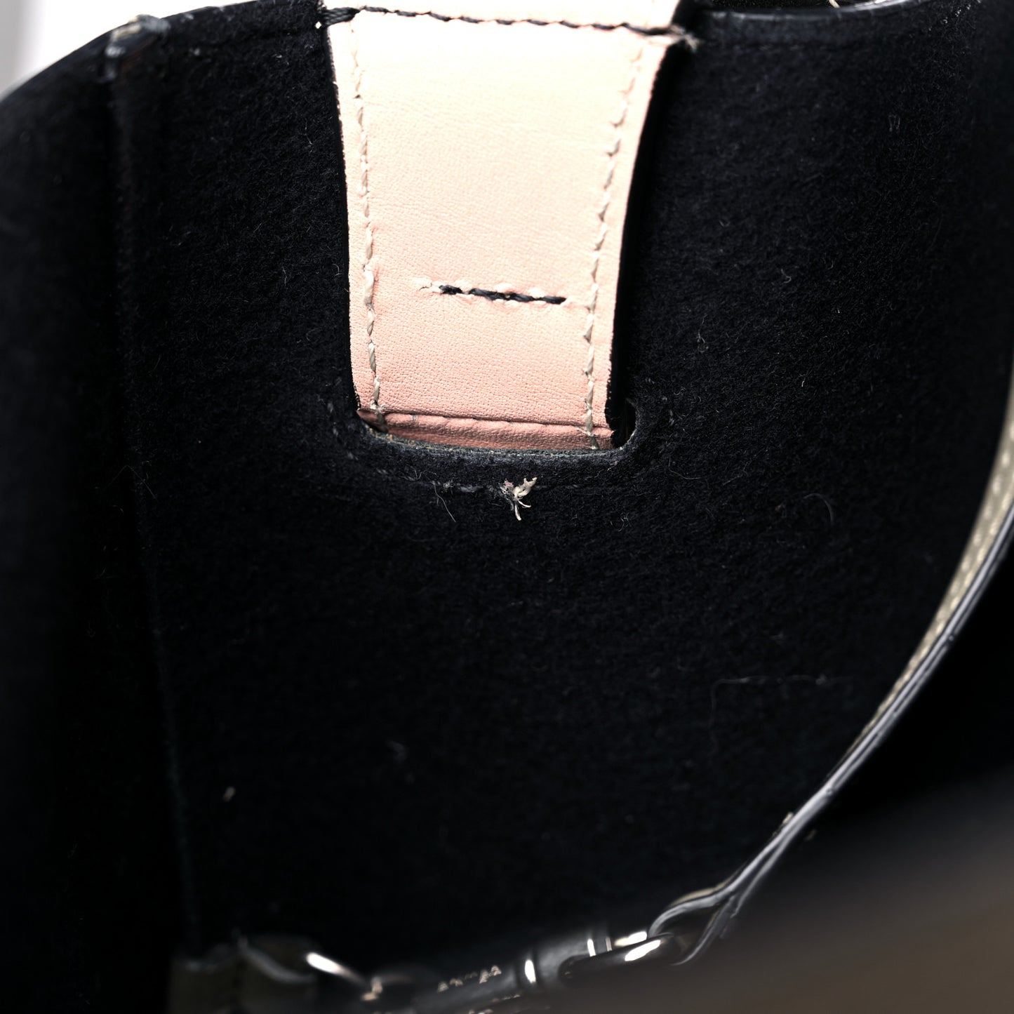 Shiny Smooth Calfskin Small Twisted Cabas Light Khaki Cream