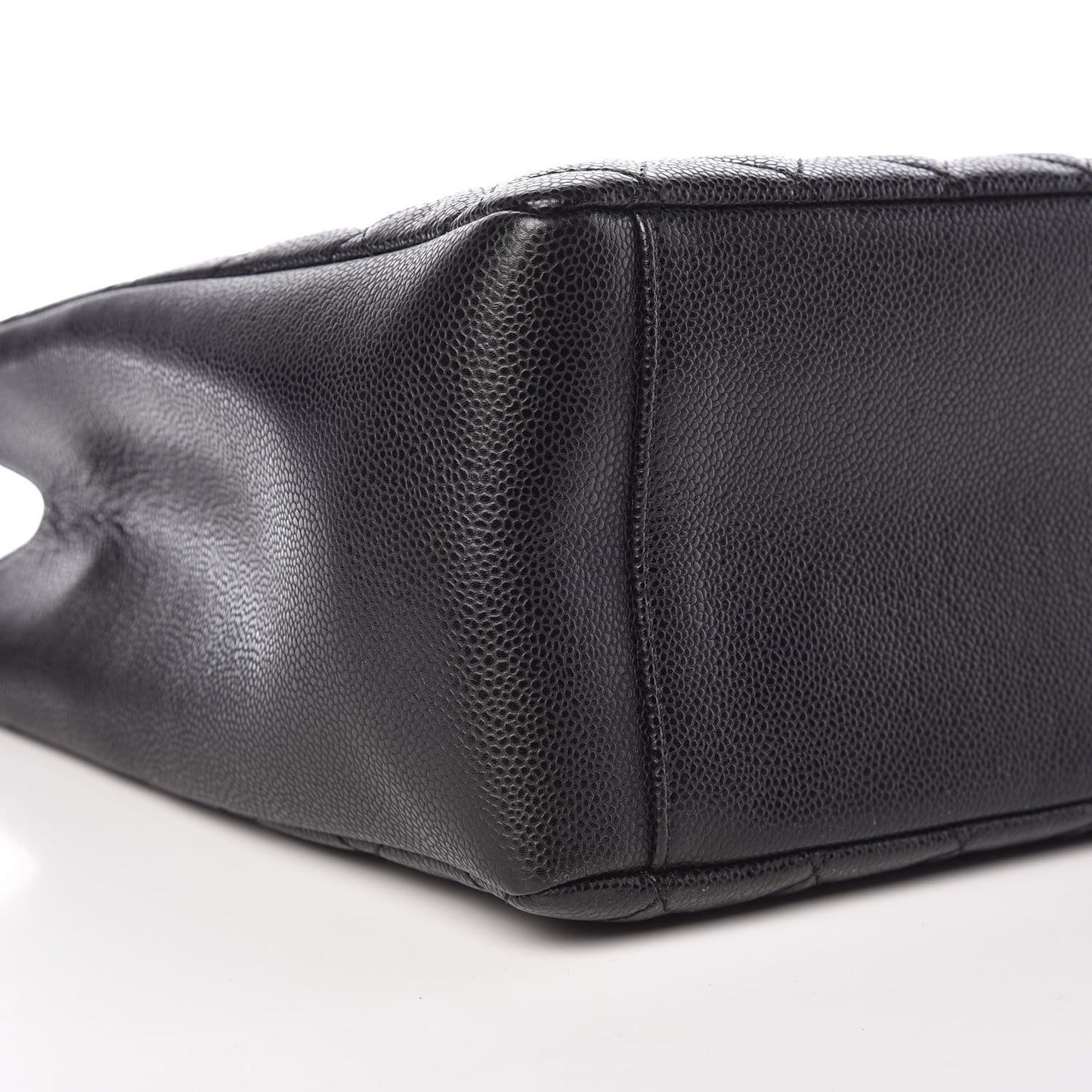Caviar Quilted Grand Shopping Tote GST Black