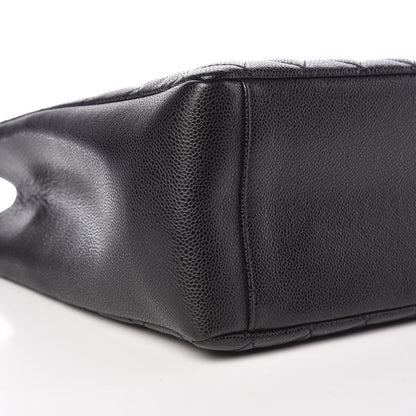 Chanel Caviar Quilted Grand Shopping Tote GST Black 5 of 9