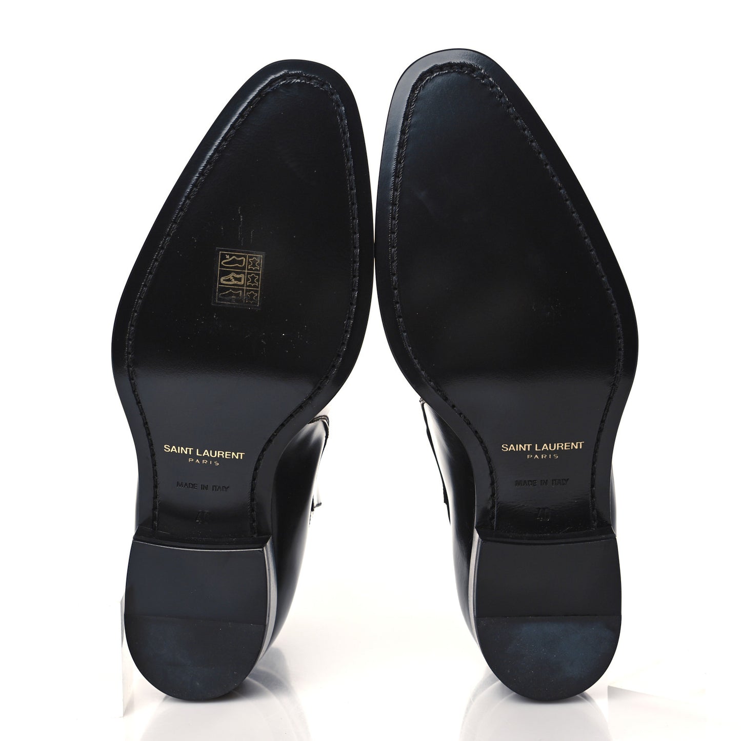 Calfskin Wyatt 30 Boots 40 Black