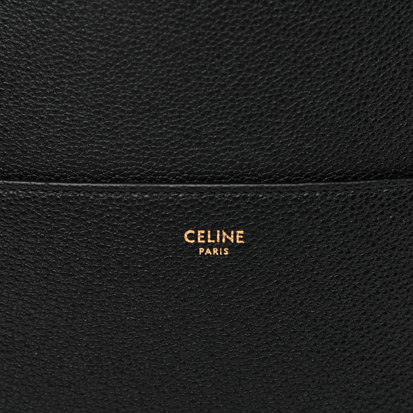 Soft Grained Calfskin Sangle Bucket Bag Black