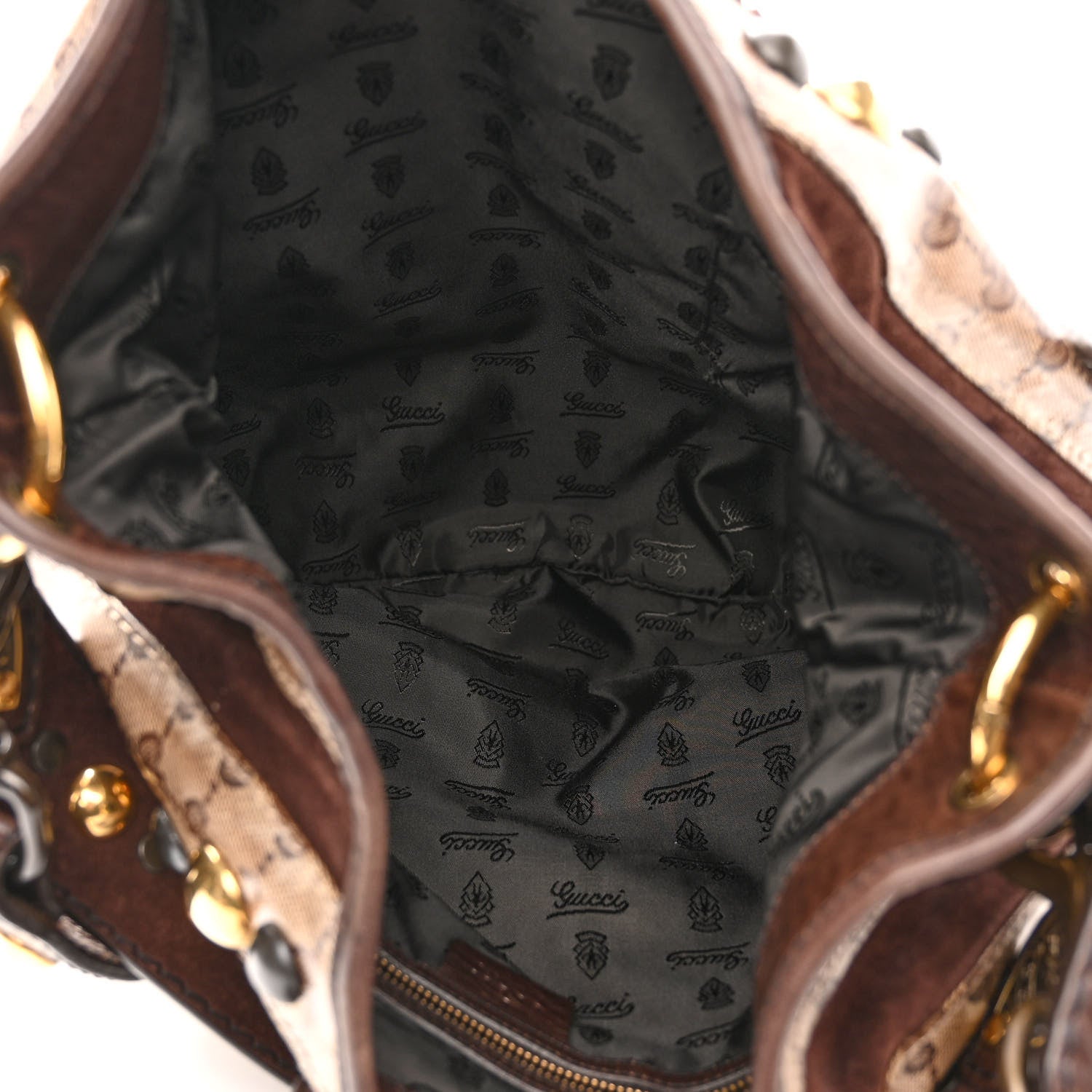 Gucci Crystal Monogram Fringe Babouska Hobo 5 of 12