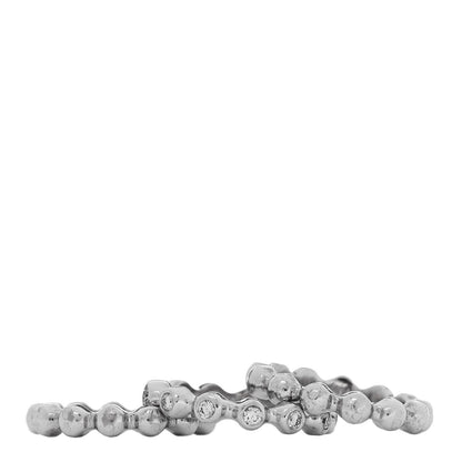 Chanel 18K White Gold Diamond Set of 3 Stacking Ring 54 7 / 53 6.5 4 of 6