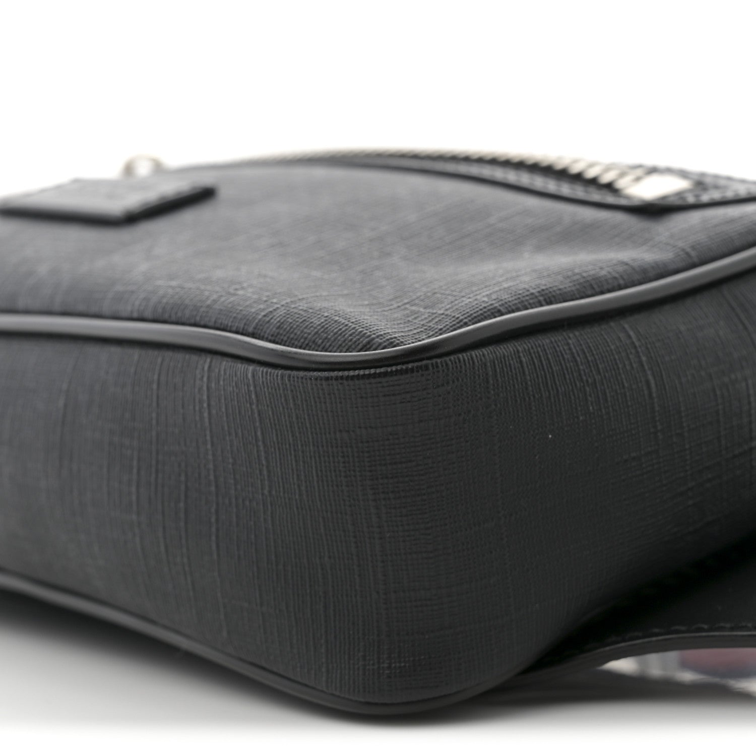 Gucci Soft GG Supreme Monogram Web Belt Bag Black Grey 10 of 10