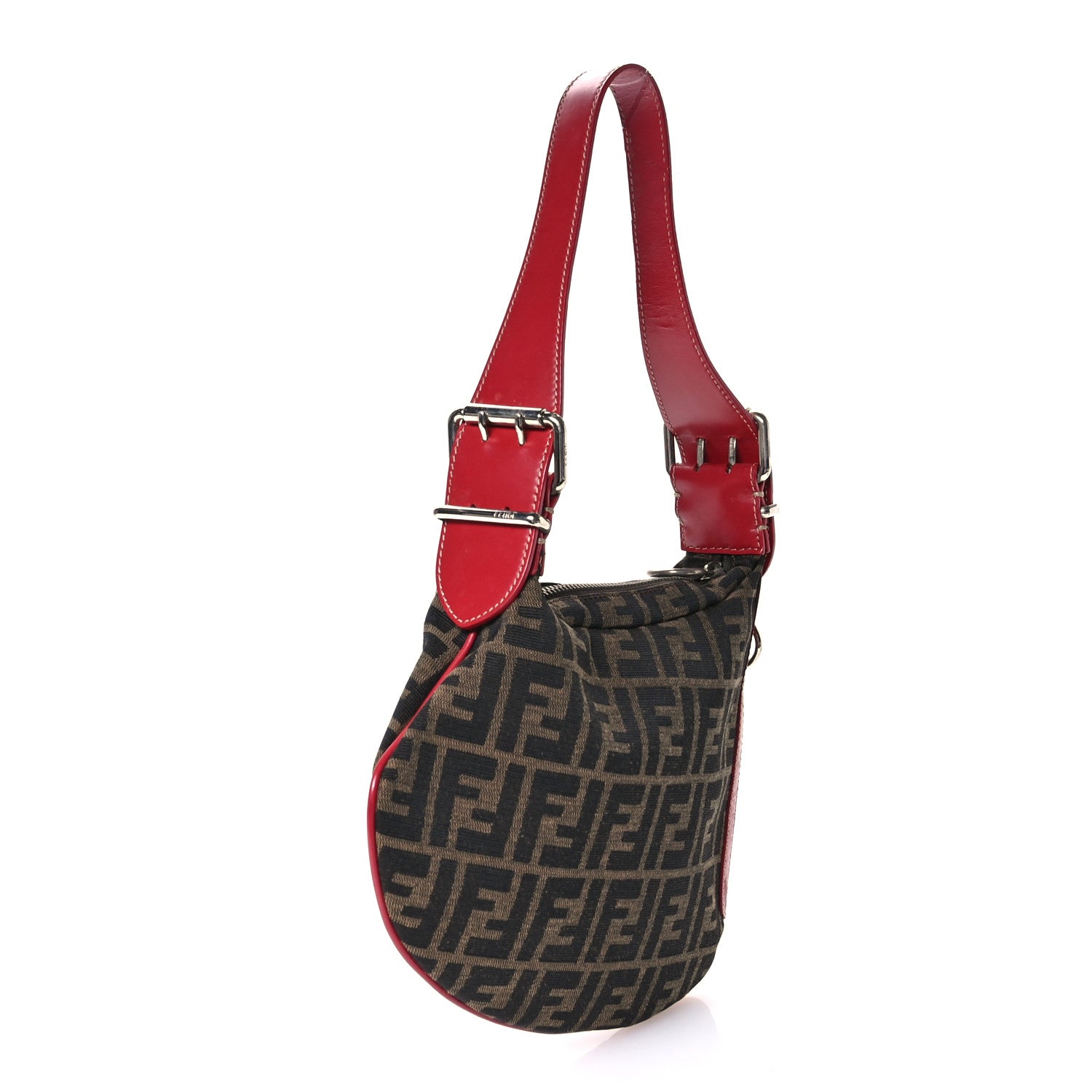 Fendi Zucca Oyster Tobacco Red 3 of 9