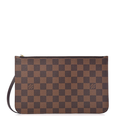 Louis Vuitton Damier Ebene Neverfull MM GM Pochette 1 of 8