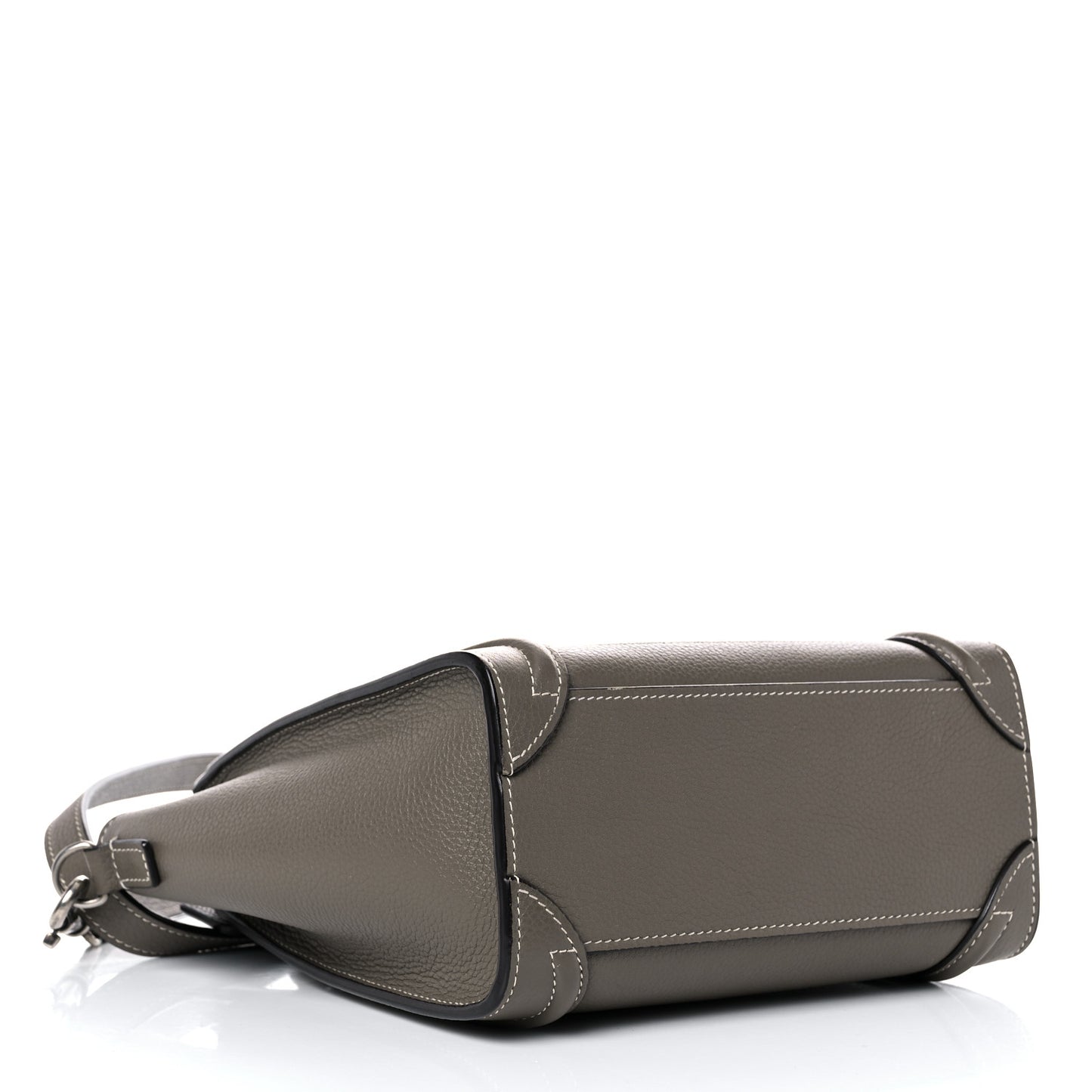 Drummed Calfskin Nano Luggage Souris