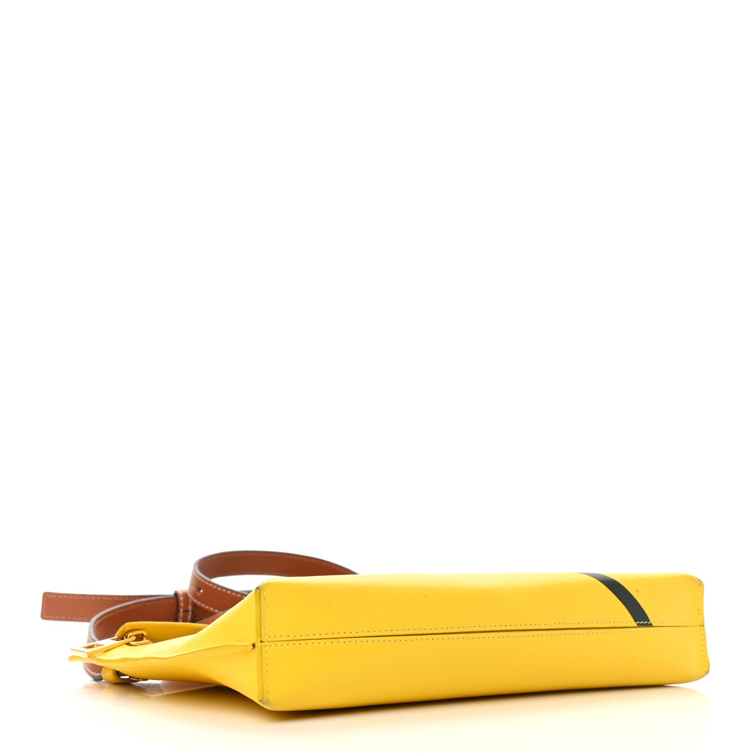 Loewe Calfskin Poppy Print Crossbody Bag Yellow 4 of 13