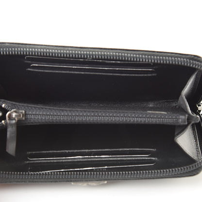 Chanel Caviar Quilted Small Boy Zip Around Wallet Black 5 of 10