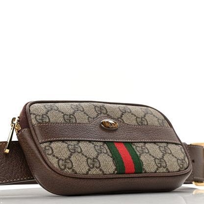 Gucci GG Supreme Monogram Web Ophidia Belted iPhone Case 85 34 Dark Brown 4 of 11