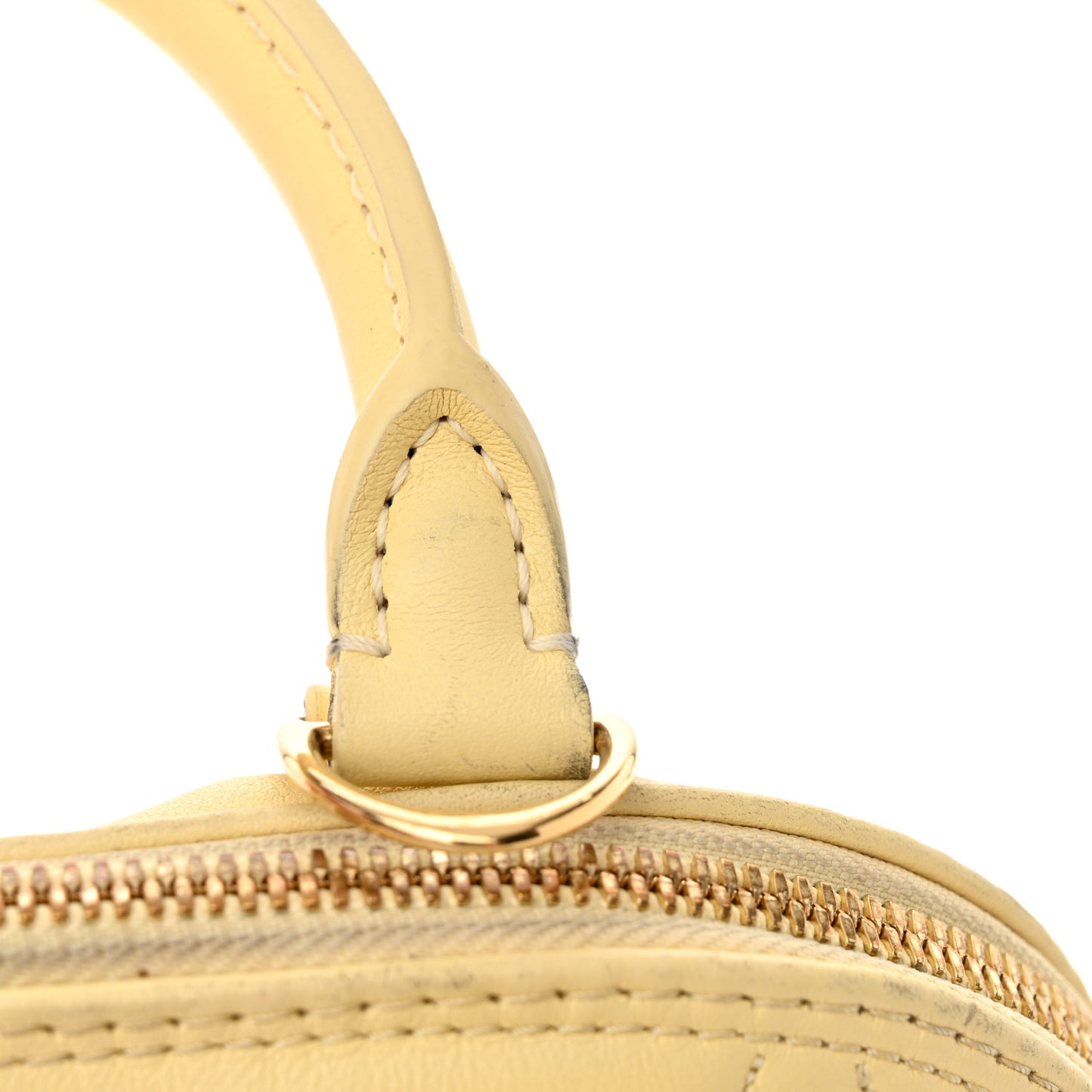 Calfskin Bubblegram Alma BB Banana