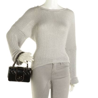 Chanel Patent Mini Madison Flap Black 2 of 8
