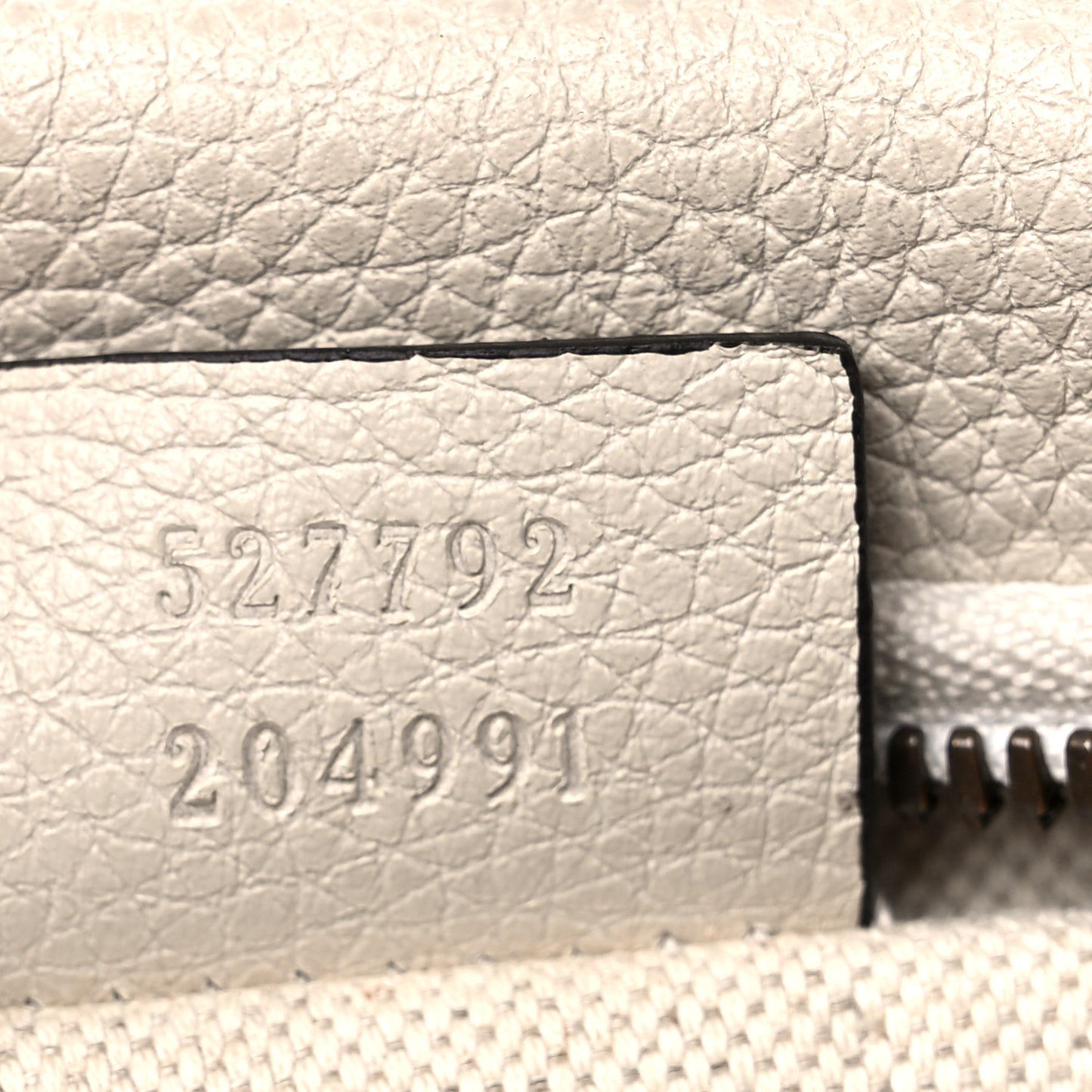 Grained Calfskin Small Logo Belt Bag White