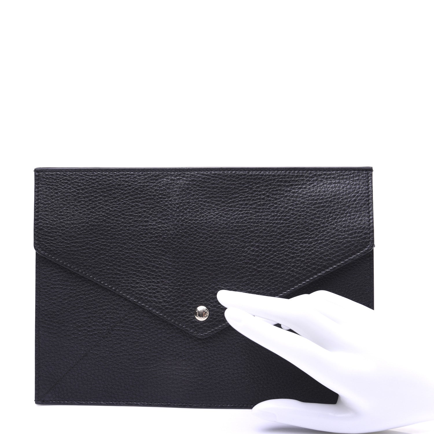 Gucci Pebbled Calfskin Soho Document Holder Black 2 of 15