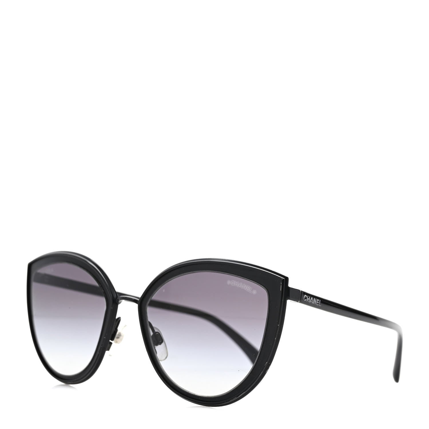 Chanel Cat Eye Sunglasses 4222 Black 1 of 8