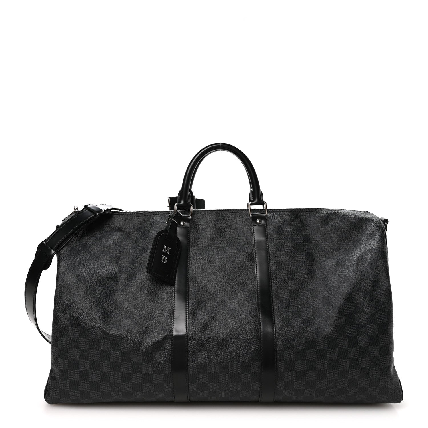 Louis Vuitton Damier Graphite Keepall Bandouliere 55 1 of 10