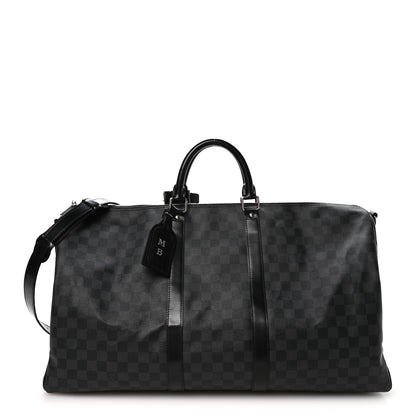 Louis Vuitton Damier Graphite Keepall Bandouliere 55 1 of 10