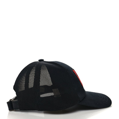 Gucci Logo Patch Baseball Hat XS Black Red 3 of 9