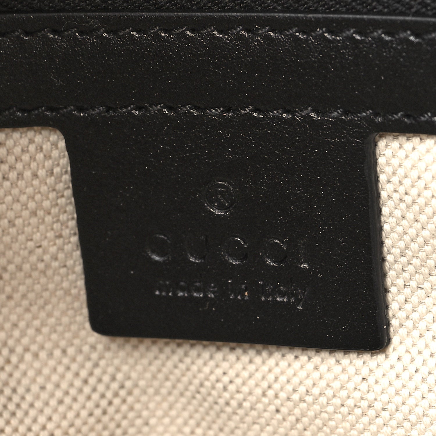 Gucci Calfskin GG Tennis Embossed Backpack Black 6 of 10