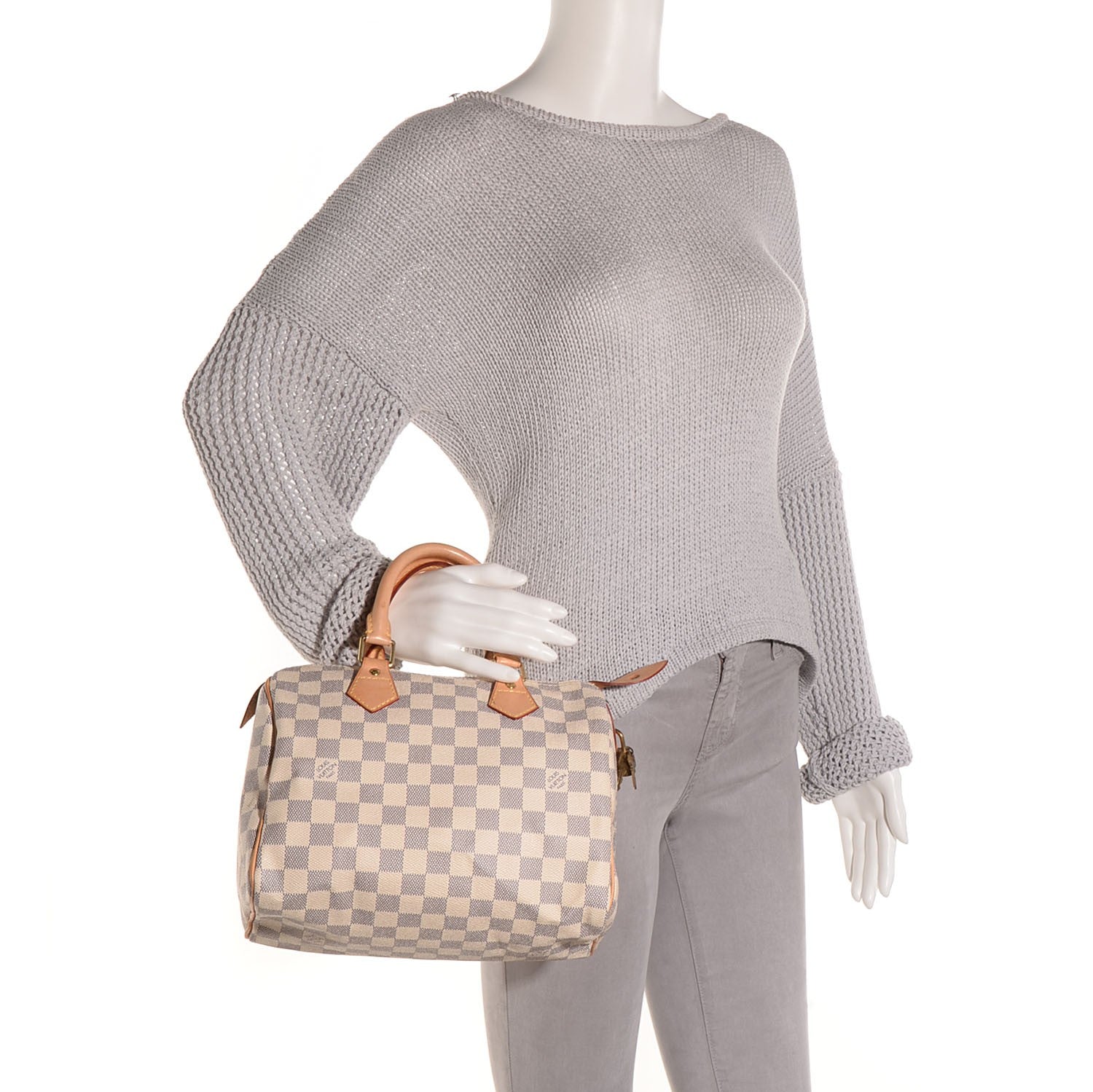 Louis Vuitton Damier Azur Speedy 25 2 of 7