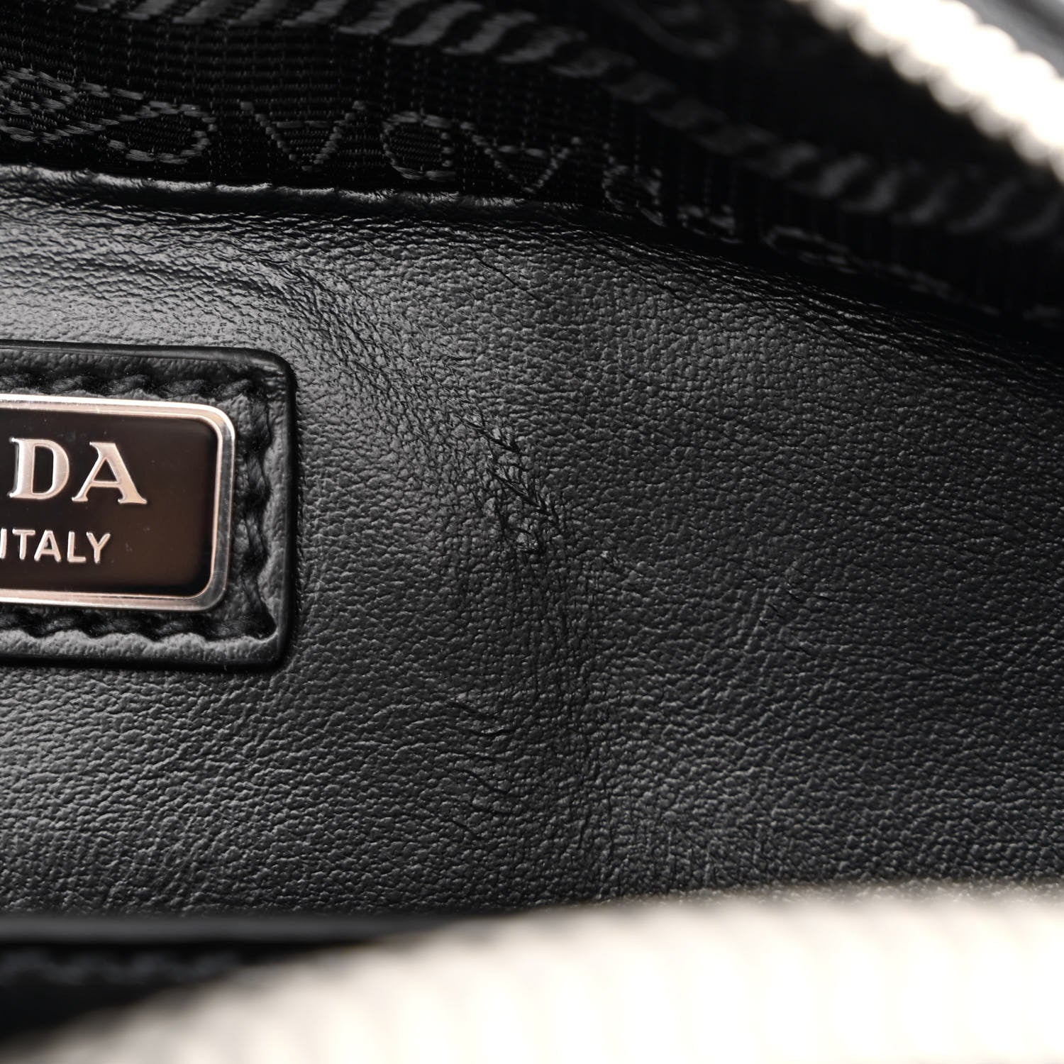 Prada Saffiano Travel Small Brique Crossbody Bag Black 12 of 13