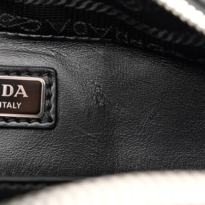 Prada Saffiano Travel Small Brique Crossbody Bag Black 12 of 13