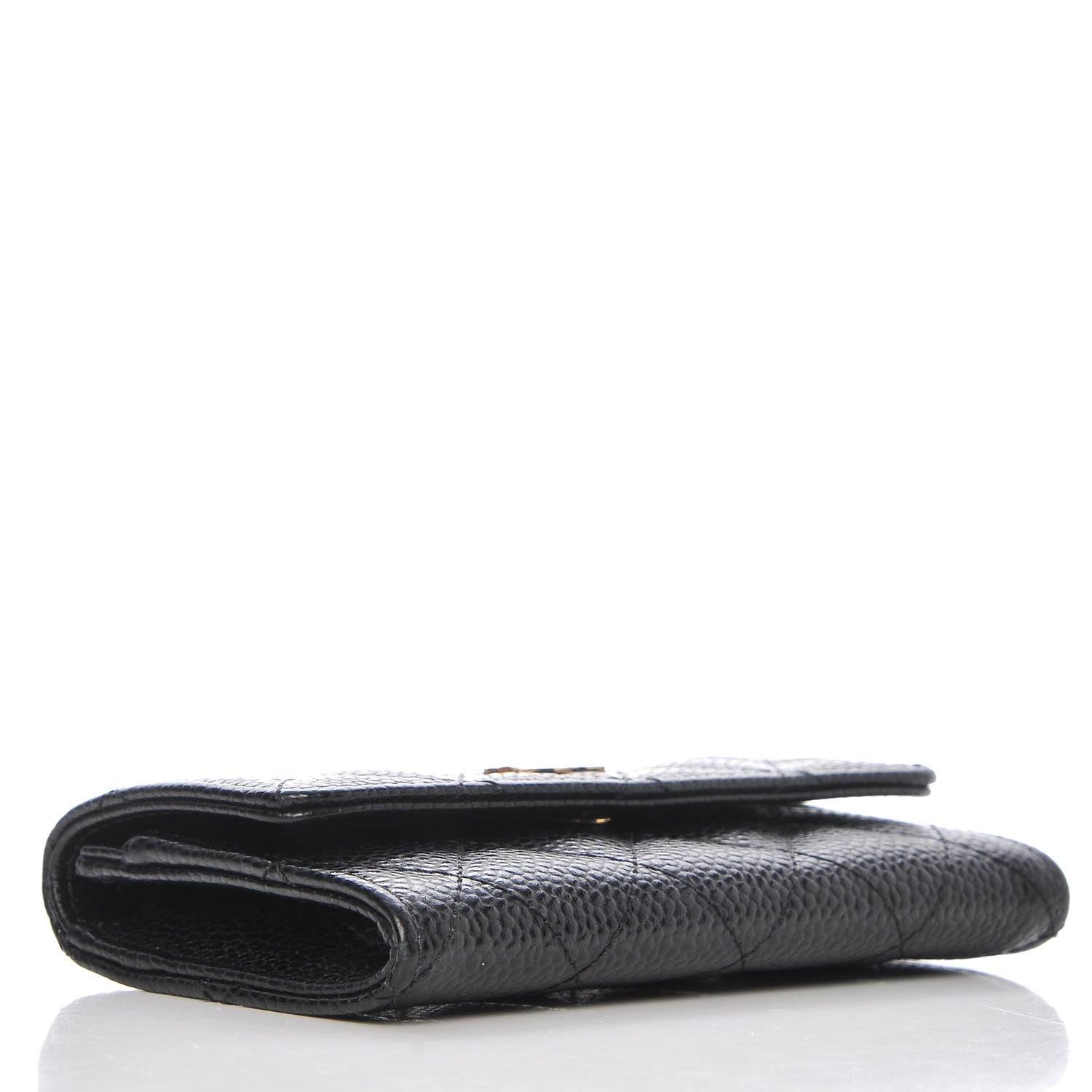 Chanel Caviar Quilted Flap Card Holder Black 4 of 8