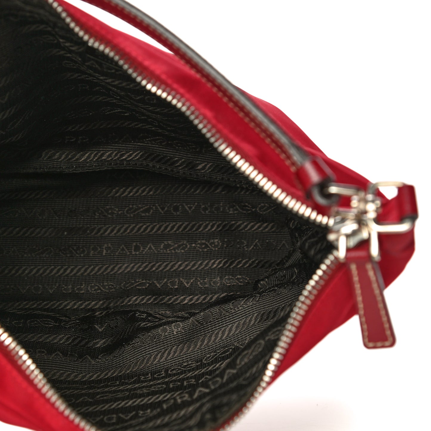 Tessuto Nylon Small Shoulder Bag Red